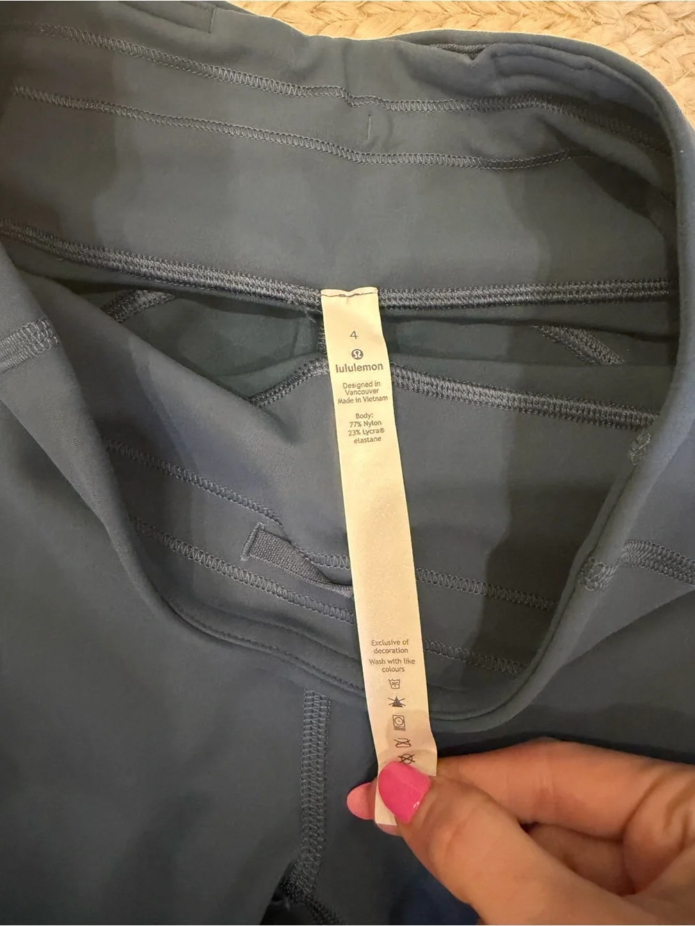 lululemon athletica Slate Blue High-Rise Leggings